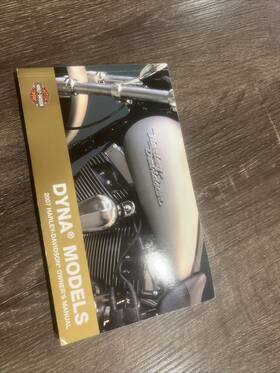99467-07 Harley Davidson Genuine 2007 Dyna Models Owners Manual Oem #