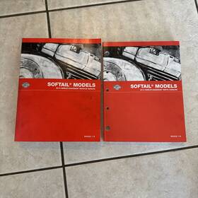 99482-14 Harley-davidson 2014 Softail Factory Dealer Service Parts Repair Manual Set