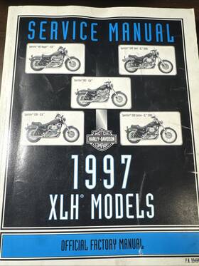 99484-97 Harley-davidson Used Genuine Xlh Sportster 1997 Service Manual