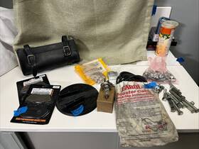 Fs-447 Harley-davidson Motorcycle Miscellaneous Parts Lot Of 10 Items