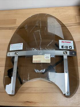 Hd-0-t Harley-davidson Slipstreamer Mini Police Windshield Sm 15 Inch Smoke -