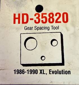 Hd-35820 Harley-davidson Gear Spacing Tool 1986-1990 Xl Models En2