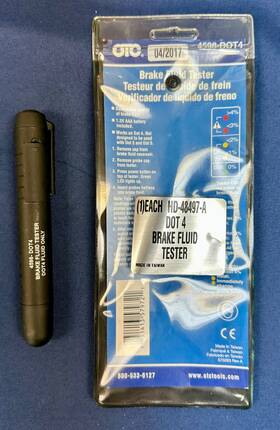 Hd-48497-a Harley-davidson Essential Tools Dot 4 Brake Fluid Tester G1