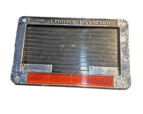 Hd1298 Harley-davidson Amf Plate Holder License Alarm System Kit 1970s Flh Fl Fx