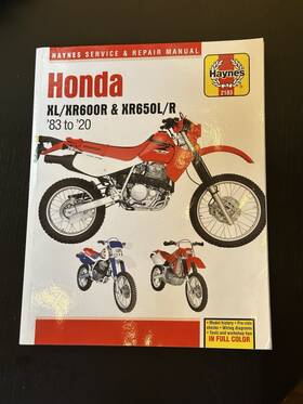 M2183 Haynes Repair/service Manual For 1983-2020 Xl600r/xr600r And Xr650l/xr650r