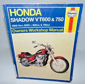M2312 Haynes Vtg Honda Shadow Vt600 And 750 Owners Workshop Manual 1988-2003 600cc/750cc Gc