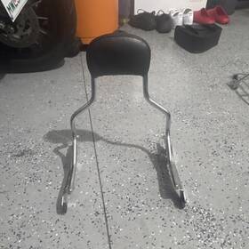 Tghd-sbb050-cd Hjco Chrome Passenger Sissy Bar Backrest For 2018up Harley Softail Fxfb Fat B G2u