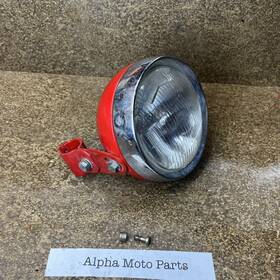 00010010011 Hodaka 70 Ace 100 Headlight Assembly Mount Housing Lens Ring 1970 100b 92b