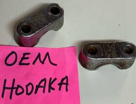 938727 Hodaka Oem Bar Clamp Holder Set Combat 94 95 92 93 Ace Squirt Toad Rat 125 100