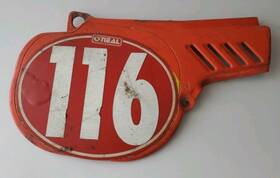 0017-4ak-00538 Honda 1983 Oem Cr250r Right Side Panel Frame Cover Cr 250 R Number Plate Cr250