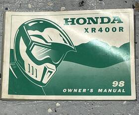 00x31-kcy-6200 Honda Oem 1998 Xr400r Owners Manual