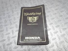 00x31-mt2-6010 Honda 1989 88-90 Gl1500 Goldwing Owners Manual Information Guide Book Booklet
