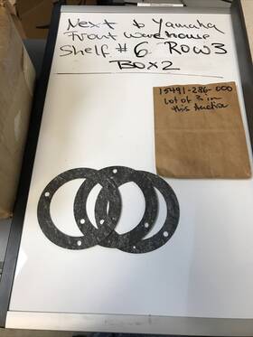 15491-286-000 Honda New 3 Genuine Oem Nos Oil Filter Gasket Nwob