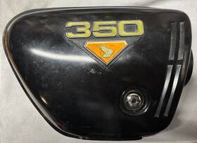 17231-344-671mb Honda 1972 Cl 350 Right Side Cover With Emblem