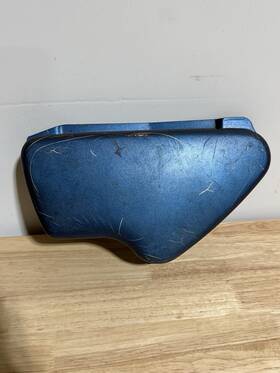 17331-235-010xk Honda 17331-235-010 1968 Cl175 K0 Left Side Cover Cl 175 Scrambler Blue