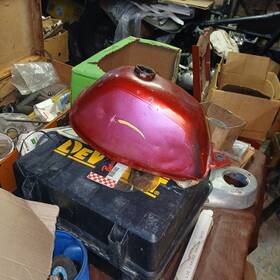 17500-130-405 Honda Z50 Gas Tank Vintage Used Oem 1974-1979 K50 Dents Nice