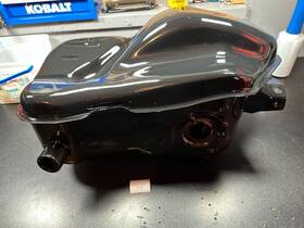 17510-371-000za Honda Goldwing Gl1000 Fuel Tank Black Powder Coated