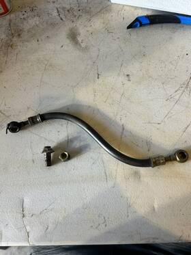17527-mbw-d20 Honda 2001-2006 Cbr600f4i Fuel Gas Line Hose Pipe Tube Cbr600 F4i