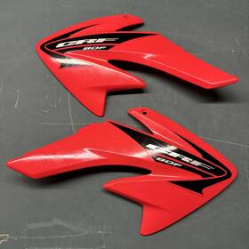 17550-gcfm-9300 Honda 04-up Crf80 Crf 80 80f Left Right Shroud Set 17540 And