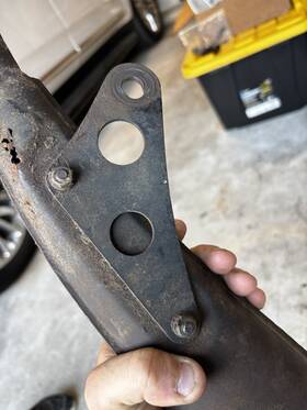 18340-116-670ct Honda 1973 To 1976 Xr75 Muffler Bracket Mount Stay