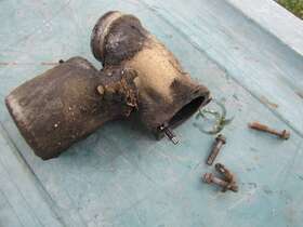 18353-ks6-300 Honda 1986 Cr125power Valve Butterfly Atac Exhaust With Chamber