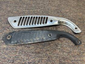 18360-120-000xw Honda 1972-78 Z50a Z50 Exhaust Muffler Heatshield Heat Shield Guard Inner Outer