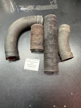 19512-371-000 Honda 1978 Goldwing Gl1000 Radiator Hoses Upper Lower And Guard A&b Wire