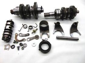 23211-356-000 Honda 1978 78 Xl350 350xl K4 Transmission Main Counter Shaft Shift Drum Forks