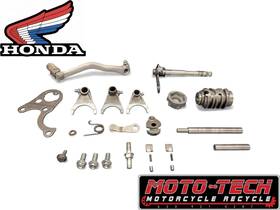24221-ksk-730 Honda 2004 Cr250r Oem Transmission Drum Fork Pawl Shifter Shaft 291