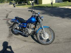 Honda 250-rebel Cmx250 Rebel And Cb250 Nighthawk Twins 2009 - Blue