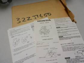 32zj1600 Honda Owners Manual Uncut Dealer Stock Sheet Book Gx610 Gx620