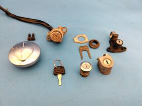 35010-mm8-861 Honda 1987-1993 Vt 1100 Shadow Complete Lock Key Set Ignition Switch Vt1100