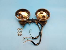 37246323700 Honda 1975-77 550 K F Super Sport Chrome Tach Speedometer Cover And Bracket Cb550f