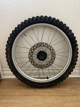 44650-kpt-305 Honda Cr85 Expert Oem Front Wheel Did Rim Rotor 19x1.40