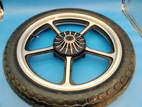 44650-mk7-670 Honda 1986-1987 Vt 700 Shadow Front Wheel Straight Nice Vt700 2.15x19