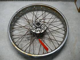 44701-300-013 Honda 78 Cb750 Cb750k Front Wheel Rim Spokes Silver Oem