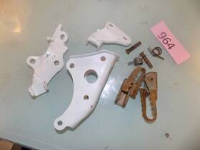 50127-gn1-000zb Honda Xr80r Xr100r Engine Mount Bracket Hanger Foot Rest Brackets 1998