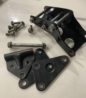 50351-413-010 Honda 82 Cm450 Cb450 Engine Motor Mount Hangers Plates Bolts Oem