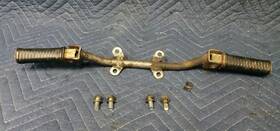 50610-045-670 Honda 1969 Z50 Oem Footpegs Z 50 Mini Trail Silver Tag 68 69 70 71 Stock K1 K2
