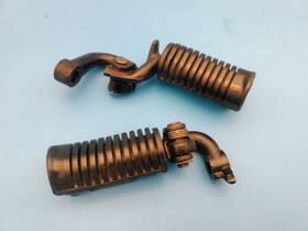 50640390000 Honda 1975-1977 Cb 550 F Super Sport Oem Rider Footpegs Pegs Stand Nice Cb550f