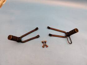 50702-my6-670 Honda 1992-2006 Xr 250 650 L Folding Passenger Footpegs And Brackets Xr650l Xr250l