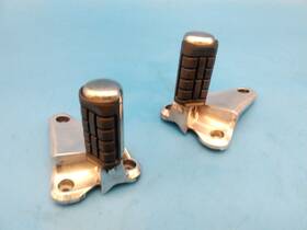 50705-mk7-000 Honda 1986-1987 Vt 700 Shadow Passenger Footpegs And Exhaust Brackets Nice Vt700