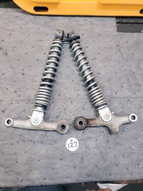 Honda 51400-174-671 1980 1981 C70 C 70 Passport Front Shocks Fork Suspension Absorbers
