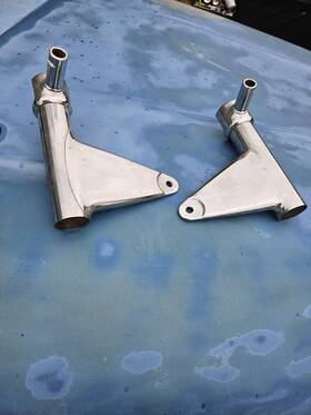 51606-460-680 Honda 1982 Cb650 Cb 650 Left Right Hand Front Fork Cover Oem