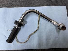 53120-130-690 Honda Oem Z50 Hardtail Left K1/k2 Handle Bar With Switch And Grip Nice