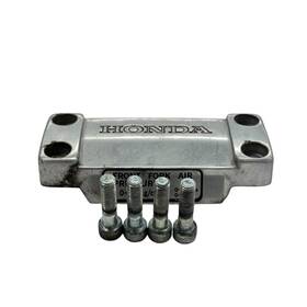 53131me9000 Honda 1984 1985 Shadow Vt700c Handle Bar Clamp Holder Silver Stock Bolts