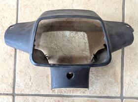 53205-gk8-600zd Honda 1987 Elite Se50 Front Handlebar Cover Black Painted See Description
