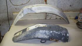 61100-kn5-670zb Honda Xr250l Xr 250 Oem Front And Rear Fender E124 1995