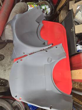 61103-k54-000 Honda Cn250 Helix Elite Front Lower Fender Cover Cowls Upper Lwr