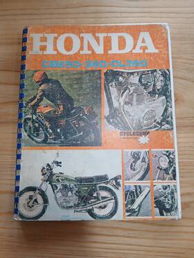 6136901 Honda Clyserv Shop Service Manual Cb250 Cb360 Cl360